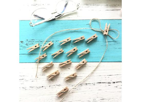 Wooden Clips Mini For Crafts